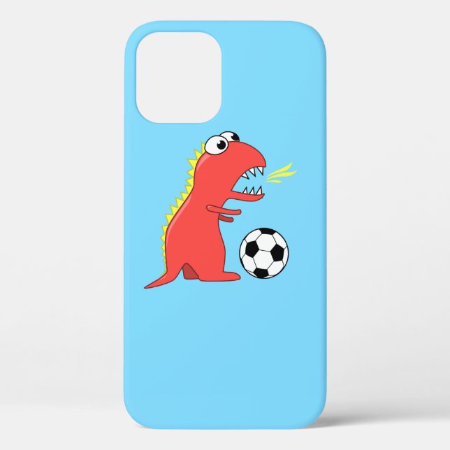 Funda De Case-Mate Para iPhone Niños deportivos de Dinosaur (Reverso )