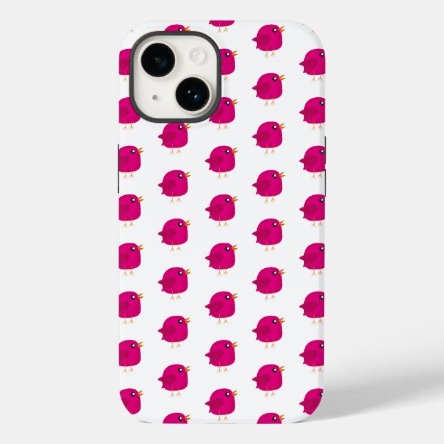 Funda De Case-Mate Para iPhone Niños pajarito lindo   (Reverso )