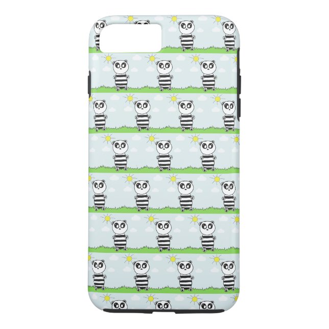 Funda De Case-Mate Para iPhone Niños Panda    (Reverso)
