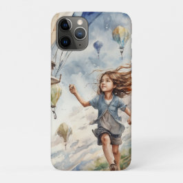 Funda Para iPhone 11 Pro niños volando cometas
