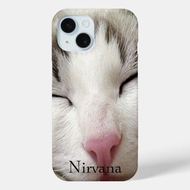 Funda De Case-Mate Para iPhone Nirvana Cat (Reverso )