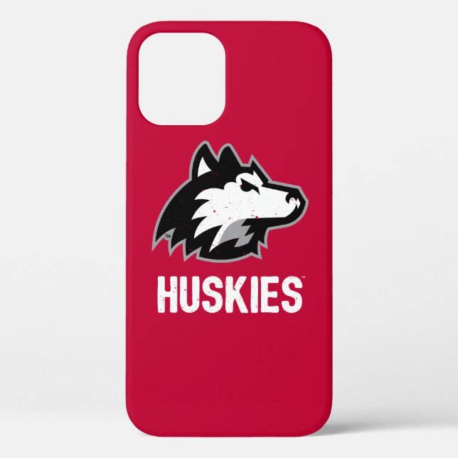 Funda De Case-Mate Para iPhone NIU Huskies Doloridos (Reverso )