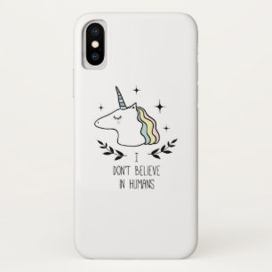 Funda Para iPhone X No creo en seres humanos