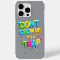 No Crezcas Es una Trampa | Frase Divertida iPhone/