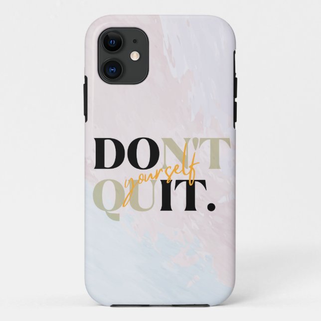 FUNDA DE Case-Mate PARA iPhone NO DEJEN, HÁGANLO COSAS MOTIVATIVAS (Reverso)