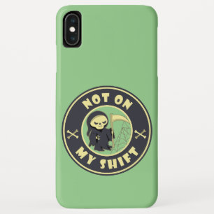 Funda Para iPhone XS Max No en mi cita de Halloween de Grim Reaper