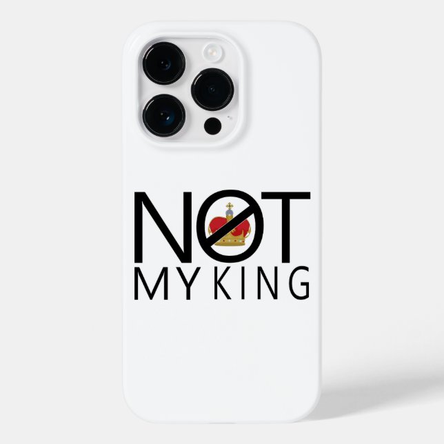 Funda De Case-Mate Para iPhone No es mi rey (Reverso )