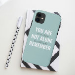 Funda Para iPhone 11 No Estás Sola Recuerda La Pista De Inspiración<br><div class="desc">No Estás Sola Recuerda La Pista De Inspiración</div>