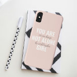 Funda Para iPhone XS Max No Estás Solo En Una Cita De Motivación Positiva C<br><div class="desc">No Estás Solo En Una Cita De Motivación Positiva Chica</div>