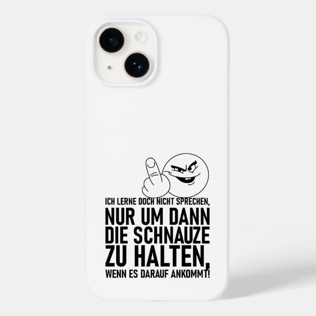 FUNDA DE Case-Mate PARA iPhone NO ESTOY APRENDIENDO A HABLAR (Reverso )