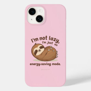 Funda Para iPhone 14 De Case-Mate No Estoy Perezoso Estoy en Modo de Ahorro de Energ