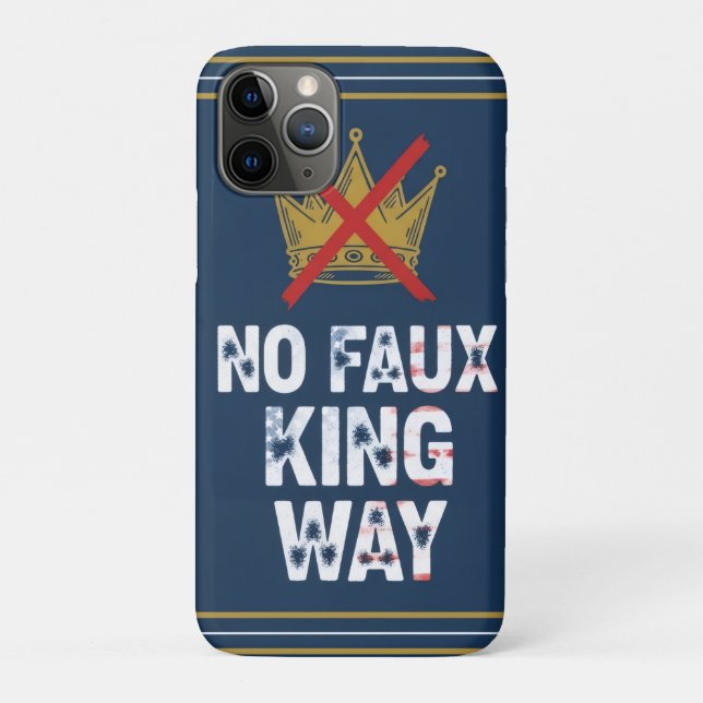 Funda De Case-Mate Para iPhone No Faux King Way (Reverso)