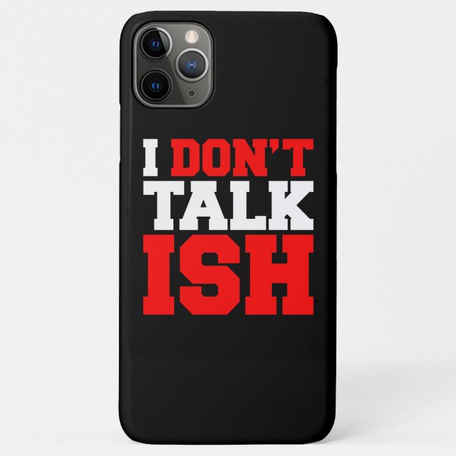 Funda De Case-Mate Para iPhone No hablo con ISH (Reverso)