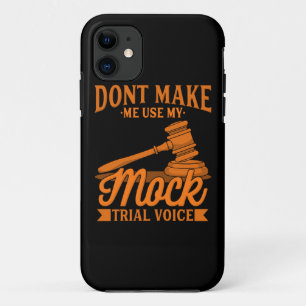 Funda Para iPhone 11 No hacer que el abogado use mi voz de prueba de si