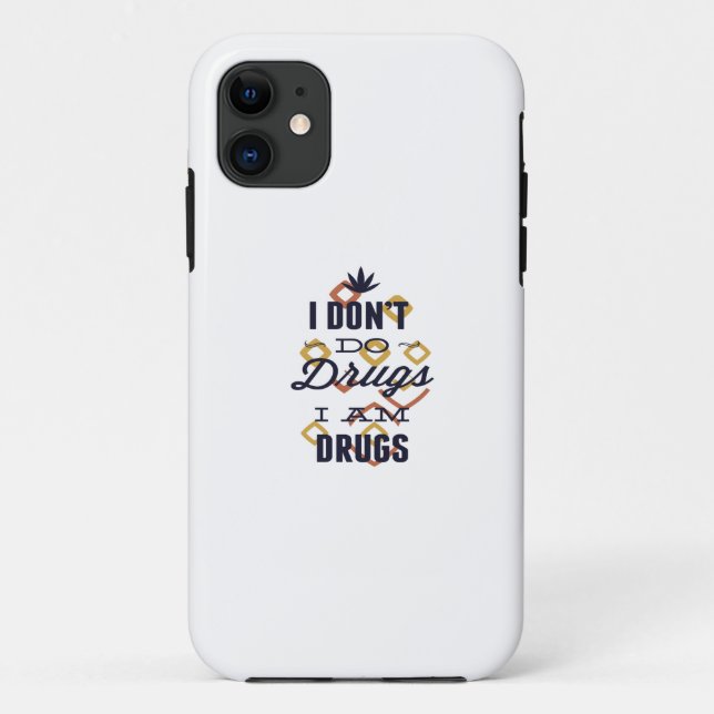 Funda De Case-Mate Para iPhone no hago drogas, drogas. (Reverso)