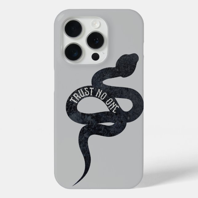 Funda De Case-Mate Para iPhone No hay confianza en la serpiente serpiente (Reverso )