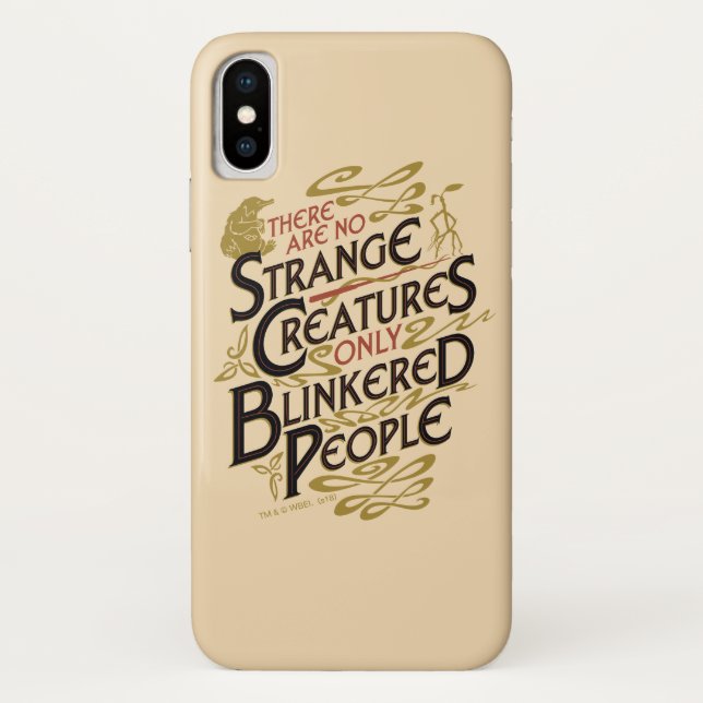 Funda De Case-Mate Para iPhone No Hay Criaturas Extrañas (Reverso)