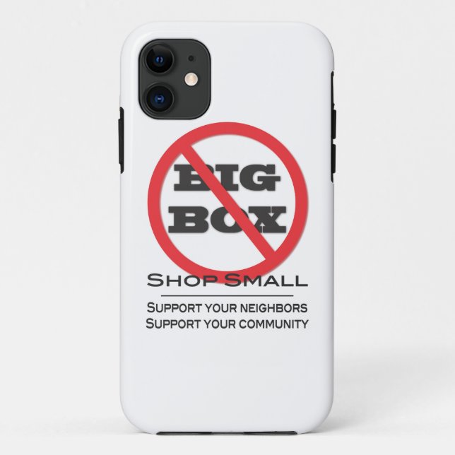 Funda De Case-Mate Para iPhone ¡No hay grandes almacenes de cajas! (Reverso)