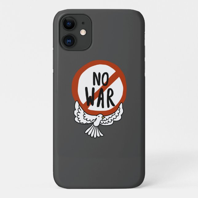 Funda De Case-Mate Para iPhone No hay guerra con la paloma (Reverso)