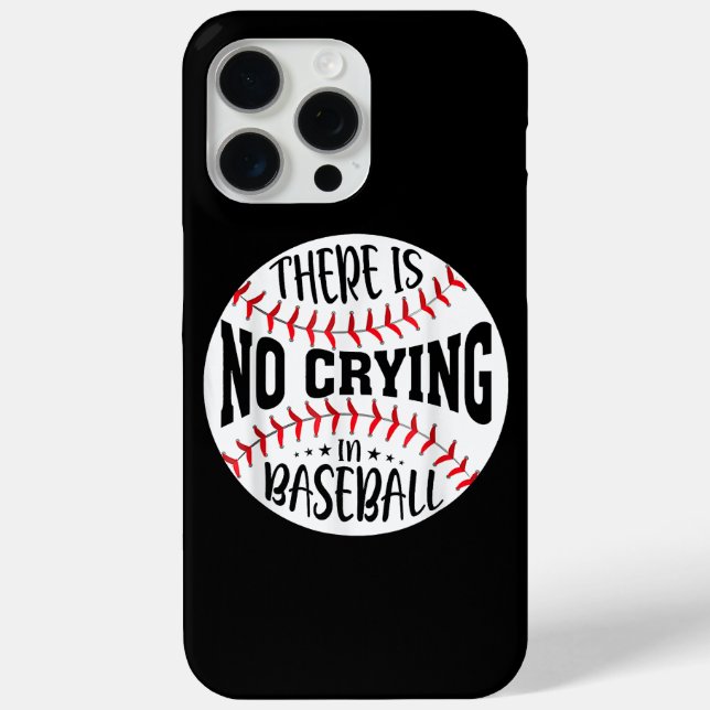 Funda De Case-Mate Para iPhone No Hay Lloros En El Béisbol (Reverso )