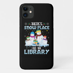 Funda Para iPhone 11 No hay lugar como la Navidad de la Biblioteca
