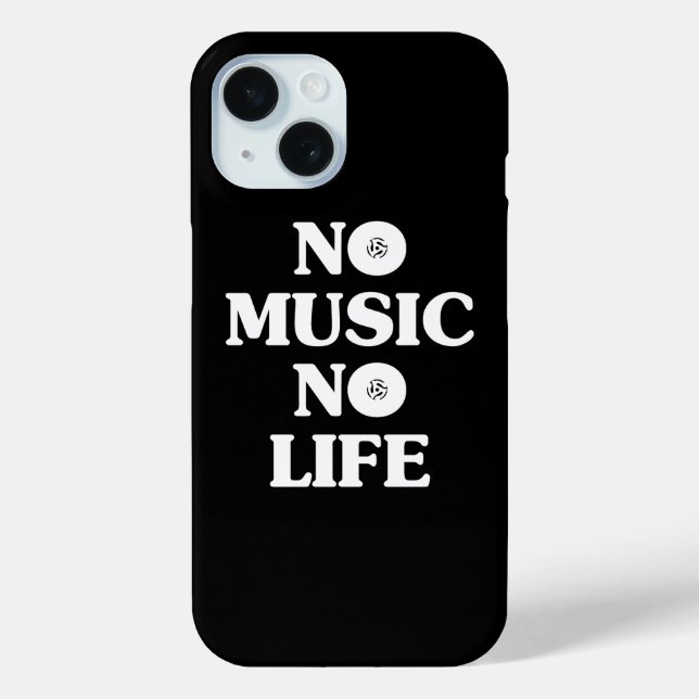 FUNDA DE Case-Mate PARA iPhone NO HAY MÚSICA NI VIDA (Reverso )