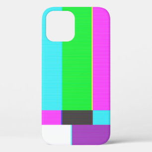 Funda Para iPhone 12 no hay pantalla de televisión de señal con ruido