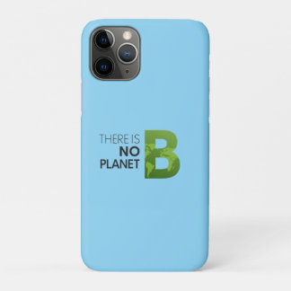 Funda Para iPhone 11 Pro No hay planeta B - Tipografía verde de la Tierra