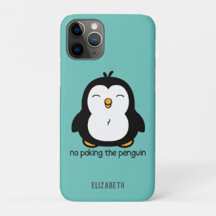Funda Para iPhone 11 Pro No Hay Que Sortear El Pingüino  Azul Verde azulado