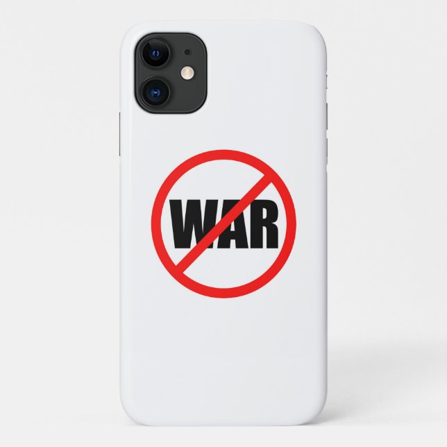 Funda De Case-Mate Para iPhone No hay símbolo de guerra (Reverso)