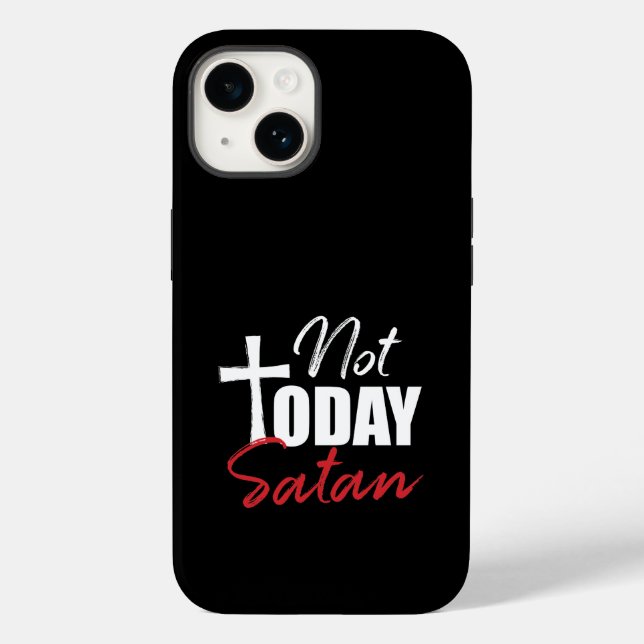 Funda De Case-Mate Para iPhone No hoy Satan Black (Reverso )