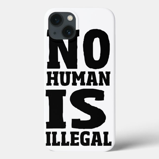Funda De Case-Mate Para iPhone No humano es ilegal (Reverso)