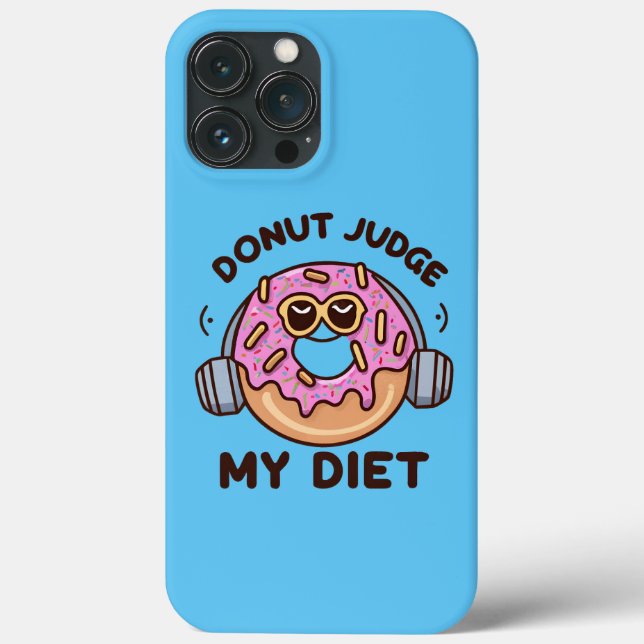 Funda De Case-Mate Para iPhone No juzguen mi dieta - Humor gracioso (Reverso )
