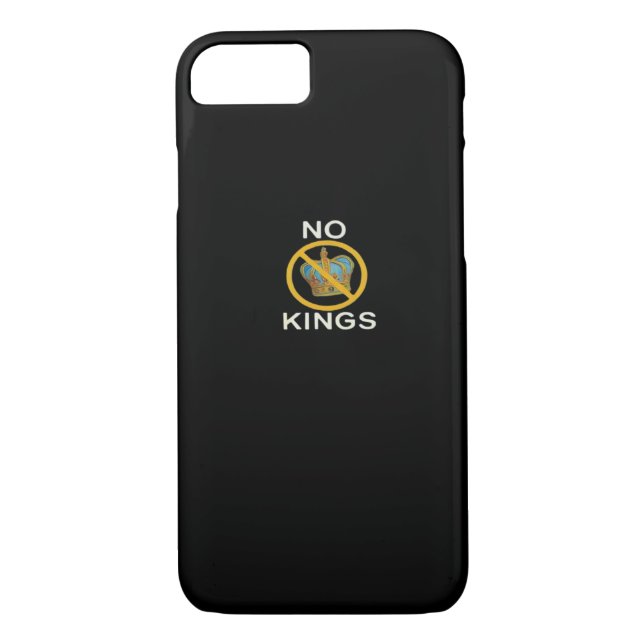 Funda De Case-Mate Para iPhone No Kings  Funny Design (Reverso)