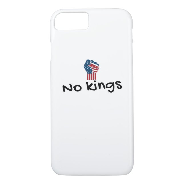 Funda De Case-Mate Para iPhone No Kings In America Classic Minimal Clean (Reverso)