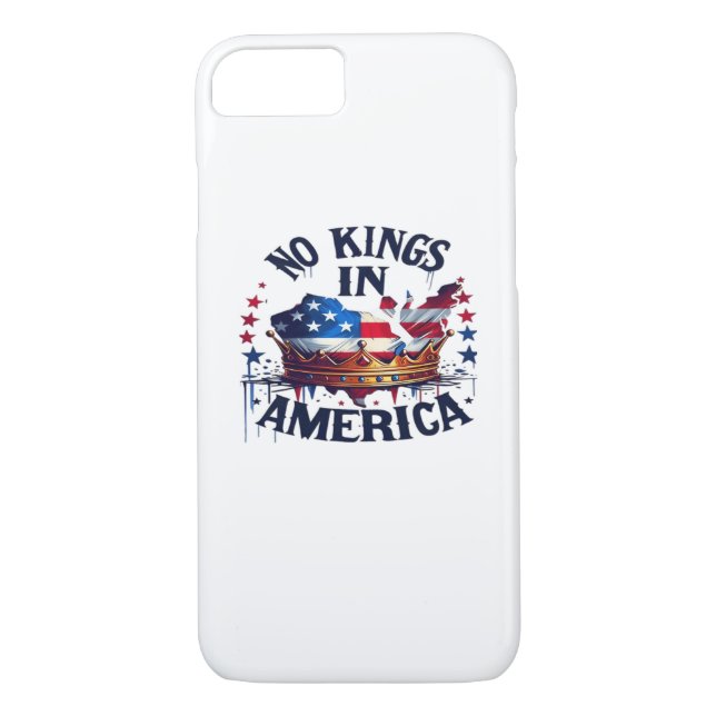 Funda De Case-Mate Para iPhone No Kings In America Classic Retro Cool (Reverso)