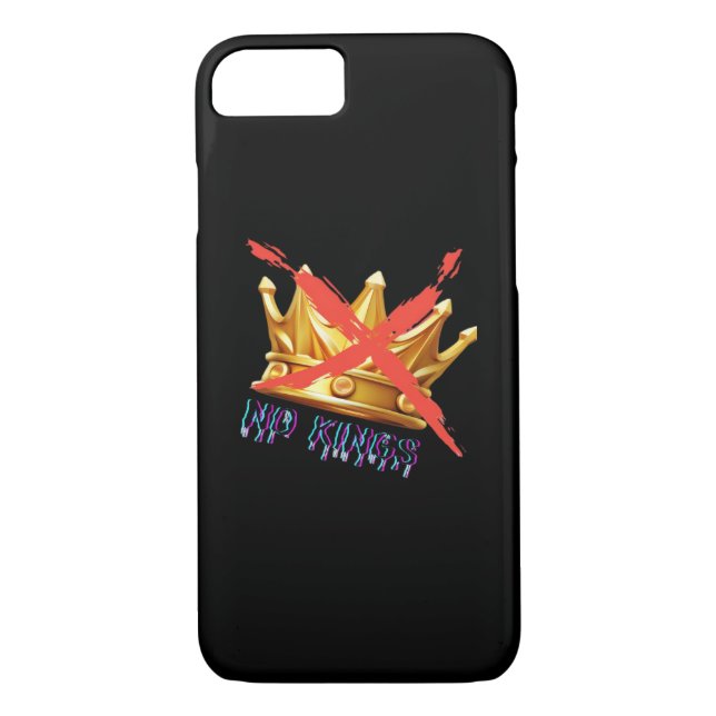 Funda De Case-Mate Para iPhone No Kings Trendy Design (Reverso)