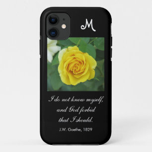 Funda Para iPhone 11 No me conozco a mí mismo. ... (Cita Goethe)