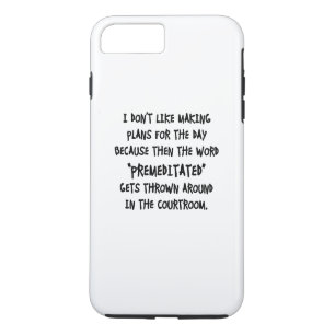 Funda Para iPhone 8 Plus/7 Plus No Me Gusta Hacer Planes