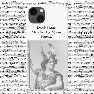 Funda Para iPhone 13 No me hagas usar mi voz de ópera