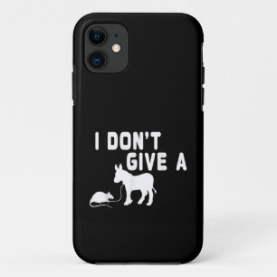 Funda Para iPhone 11 No me importa un regalo de rata divertido burro, b