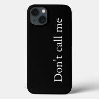 No me llame - Estuche para iPhone Funda-Mate