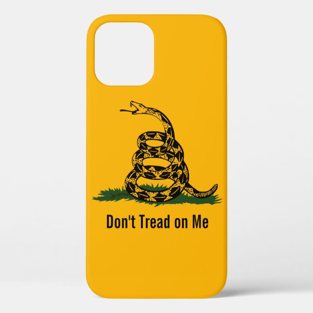 Funda De Case-Mate Para iPhone No me pises la bandera de Gadsden (Reverso )
