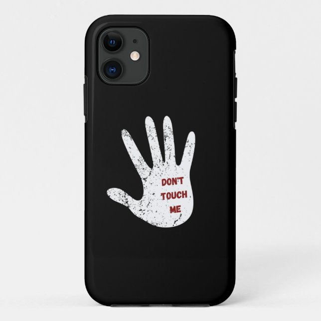 Funda De Case-Mate Para iPhone No Me Toques (Reverso)