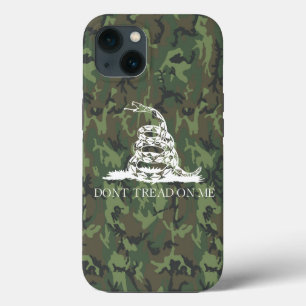 Funda Para iPhone 13 No me toques (camuflaje)