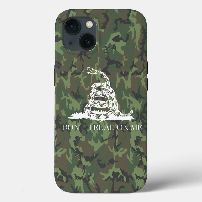 Funda De Case-Mate Para iPhone No me toques (camuflaje) (Reverso )