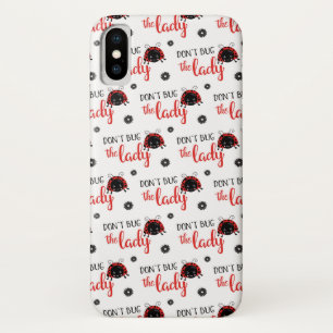 Funda Para iPhone X No moleste a la señora - Mate Apenas iPhone X