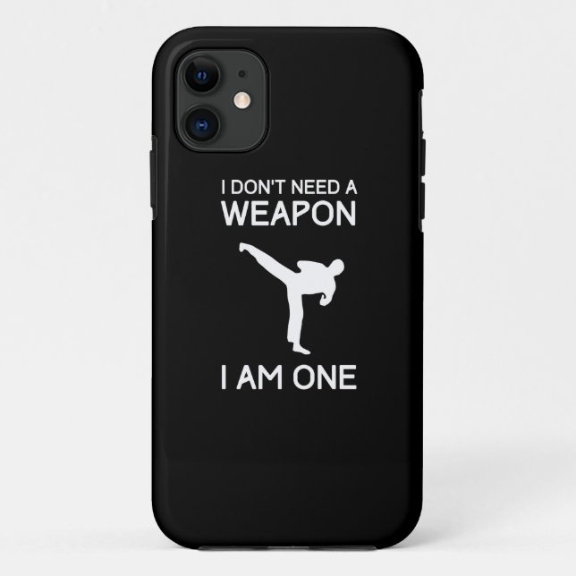 Funda De Case-Mate Para iPhone No necesito un arma (Reverso)