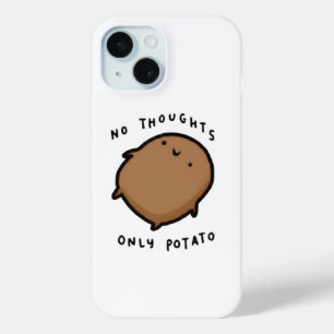 Funda Para iPhone 15 No pensamientos solo Patata
