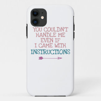 Funda Para iPhone 11 No pudiste manejarme humor suave